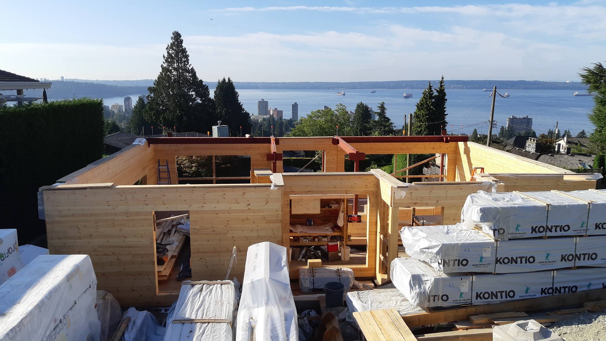 Log home construction-24