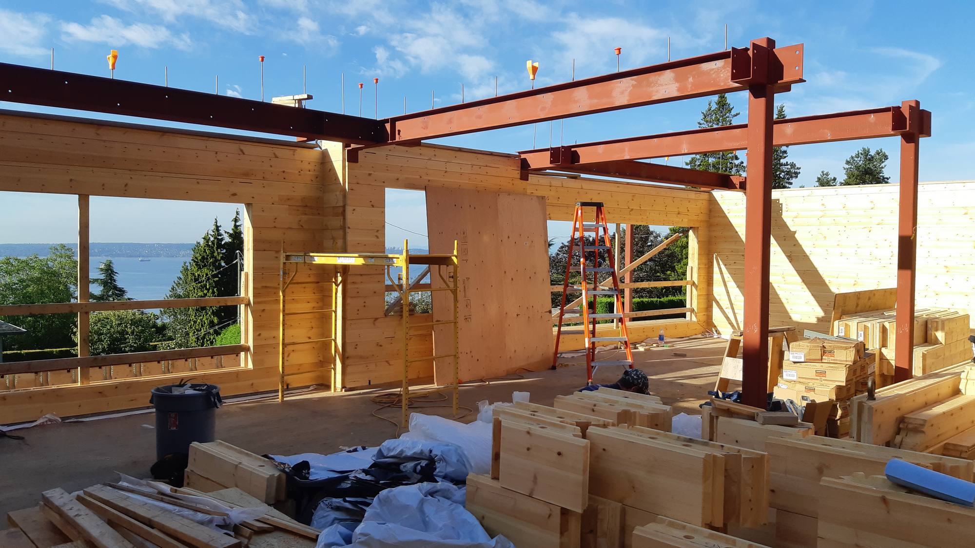 Log home construction-26
